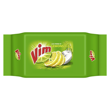 Vim Dishwash Bar - Lemon, 90 G (Pack Of 4)