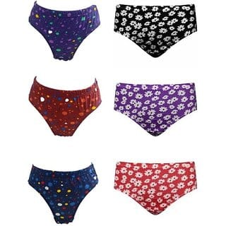 Supermood Pack Of 6 Women Bikini Multicolor Panty