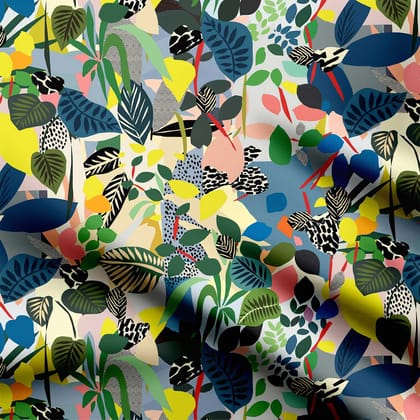 Colorful Leaf Symphony-Cotton