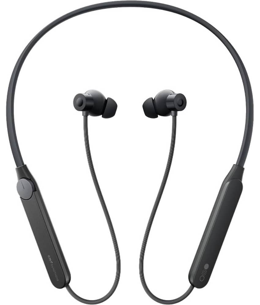 UBON 5710 Bluetooth Bluetooth Neckband On Ear 10 Hours Playback Active Noise cancellation IPX4(Splash & Sweat Proof) Black