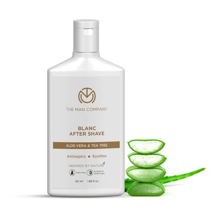 Blanc After Shave | Aloe Vera & Tea Tree (50ml) Blanc After Shave | Aloe Vera & Tea Tree (50ml) - 50ml