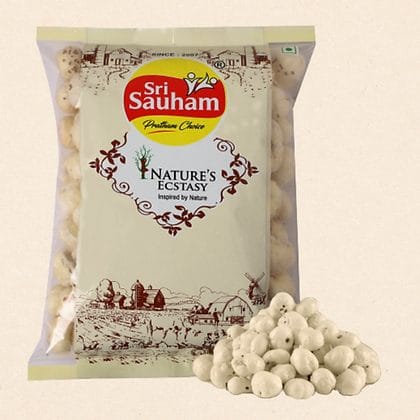 Sri Sauham Makhana, Premium Foxnuts, Lotus Seeds - 100g