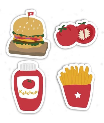 Saf Wood Fridge Magnet - Pack of 4