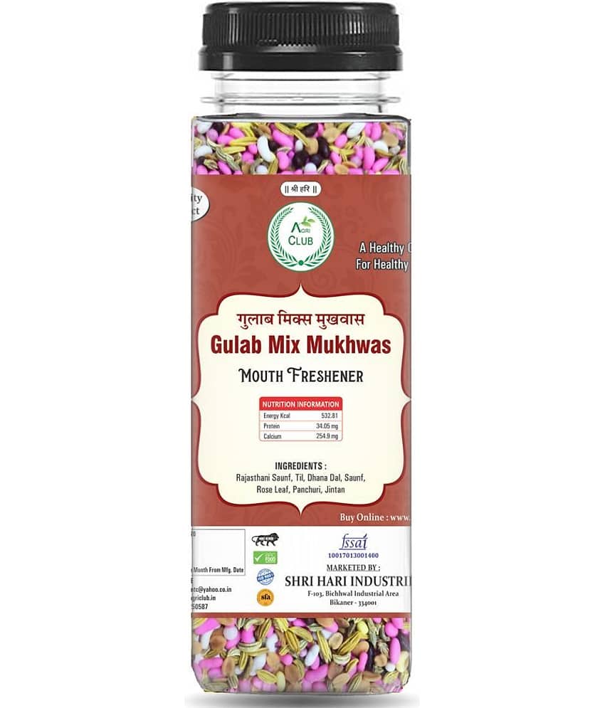 Agri Club Gulab Mix Mukhwas 240gm pack of 2 (Each 120gm)