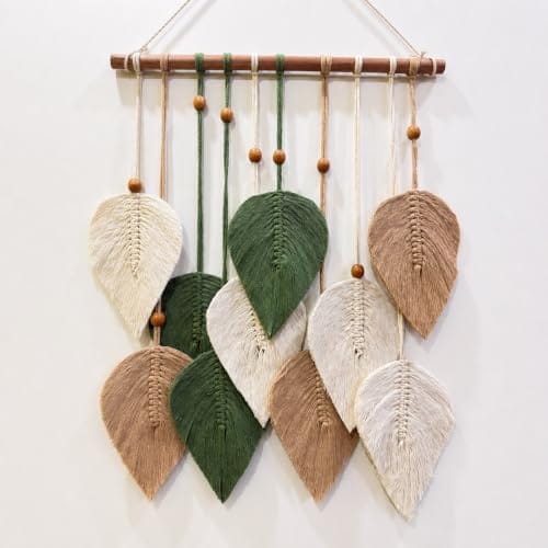 handmade sustainable wall decor for home and office colourful tapestry for Living Room Bedroom decoration