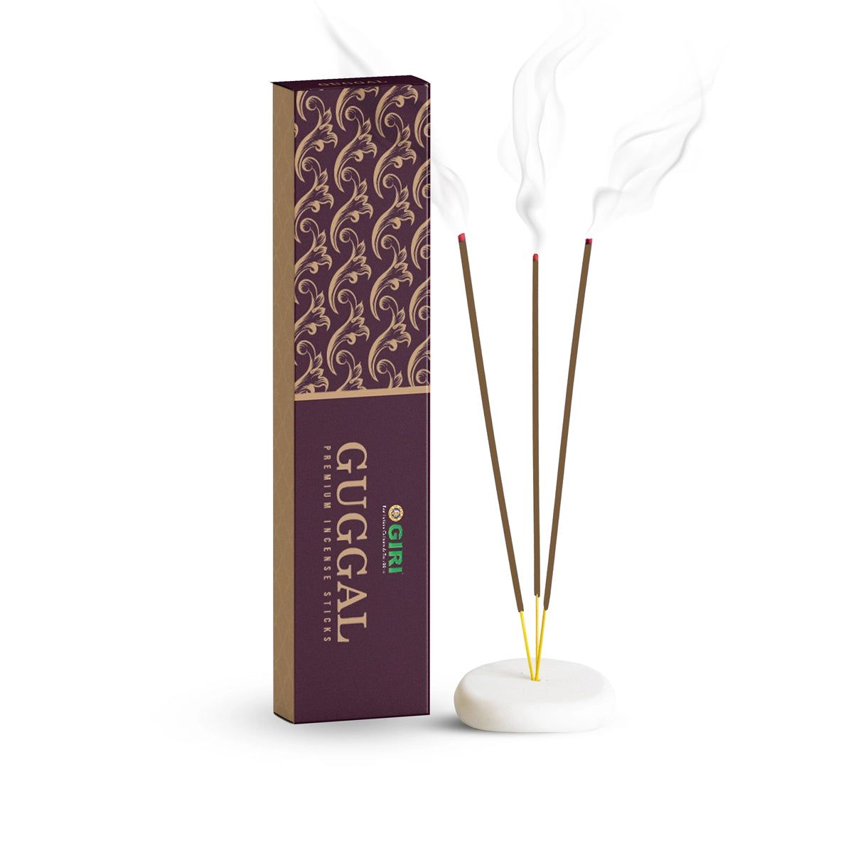 Giri Guggal Incense Sticks - 50 Gms | Agarbathi  | Agarbatti for Pooja