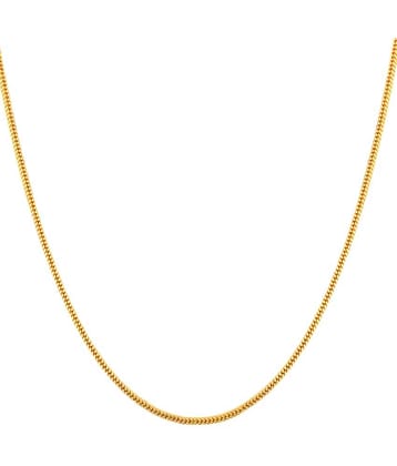 FASHION FRILL Gold Plated Chain ( Set of 1 )