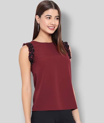 ALL WAYS YOU Women's Polyester Regular Top ( Maroon )