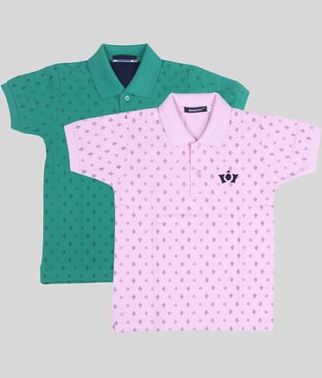 NEUVIN Pack of 1 Boys Cotton Polo T-Shirt ( Multi Color )