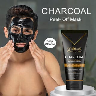 Globus Naturals Activated Charcoal Peel Off Mask for Men 100g