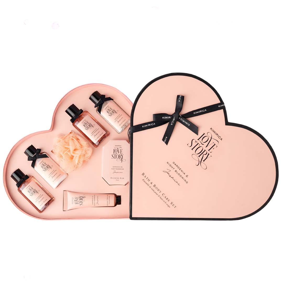 Gift Set Love Story Moment For Women & Men| Luxury Bath And Body Care Set For Husband & Wife |Birthday Gift Kits|Anniversary To Pamper Your Loved Ones For All Occasion & Ages|Pack Of 7