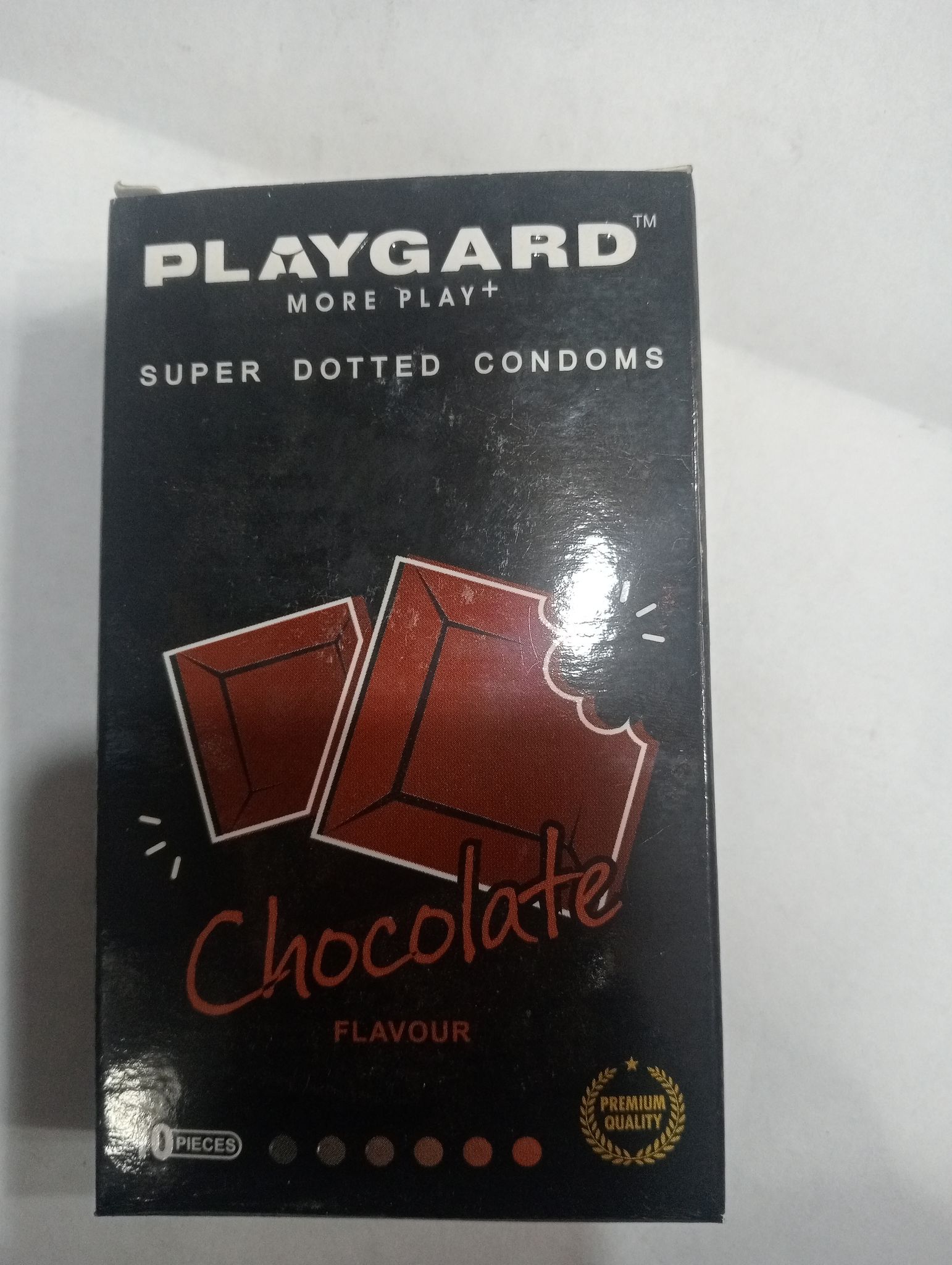 Playgard™ Super dotted condoms Chocolate Flavour 