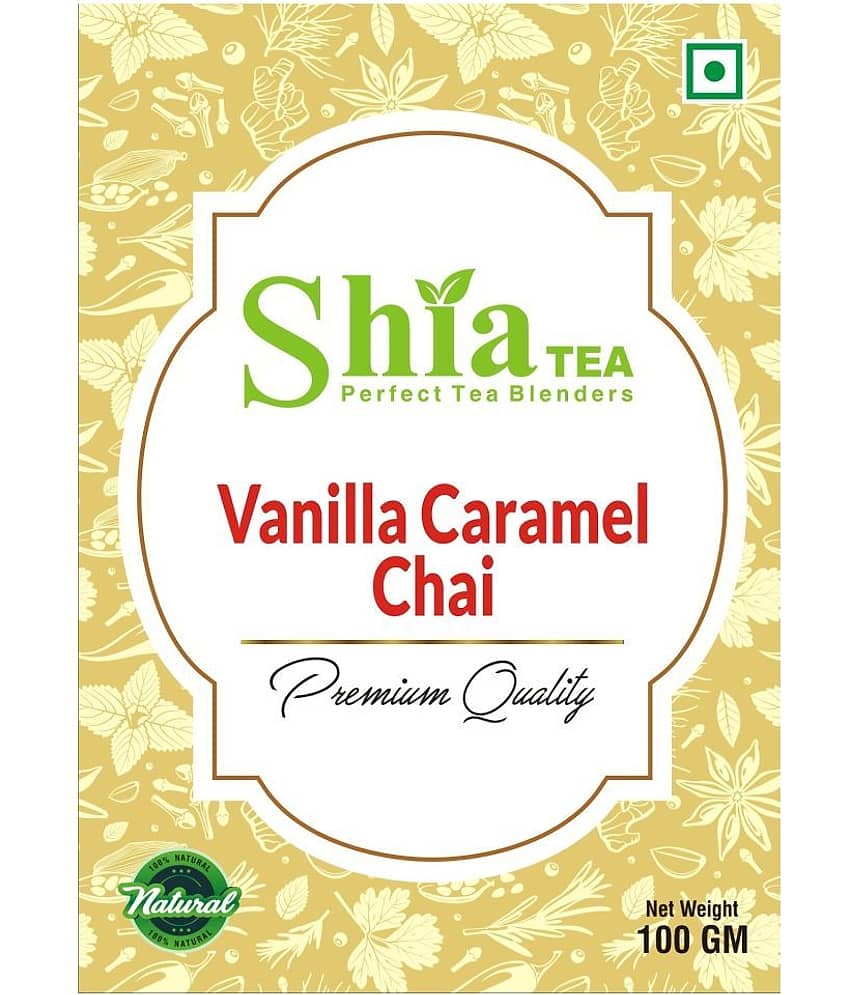 shia Tea Assam Tea Loose Leaf Vanila Caramel 100 gm