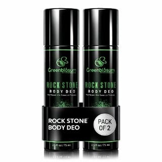 Greenblsum Rock Stone Body Deo - Pack of 2 (75ml Each) Long Lasting Fragrance
