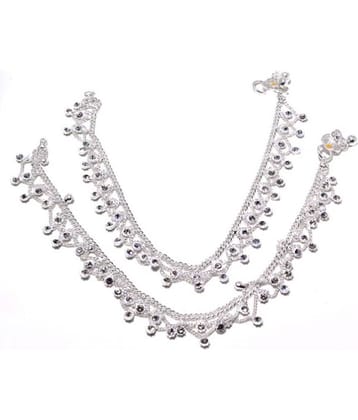 Imc Deals - Silver Anklets ( Pack of 1 )