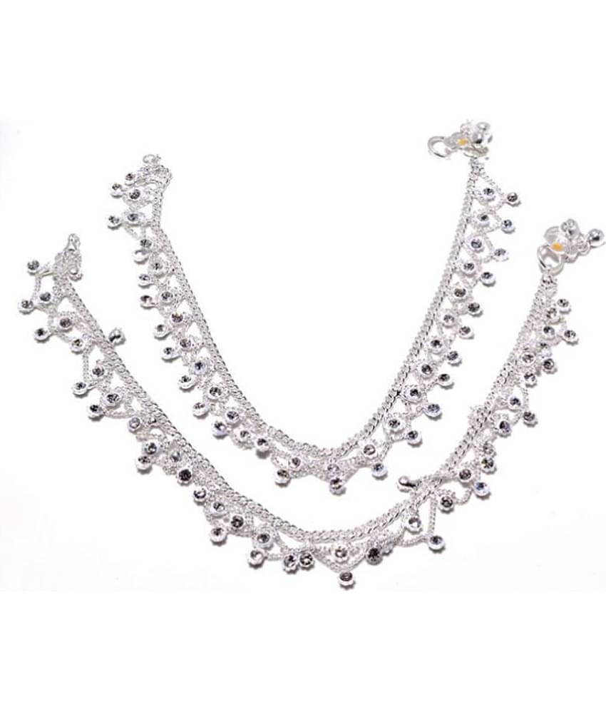 Imc Deals - Silver Anklets ( Pack of 1 )