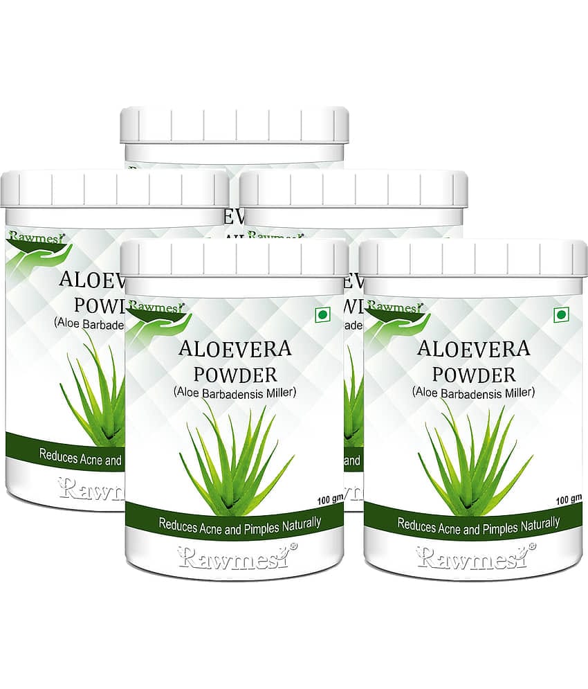 rawmest Aloevera Powder Hair Scalp Treatment 400 g Pack of 4