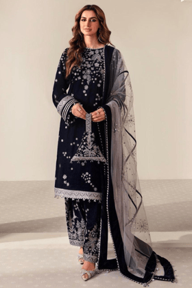 Festive Velvet Embroidery Set-M