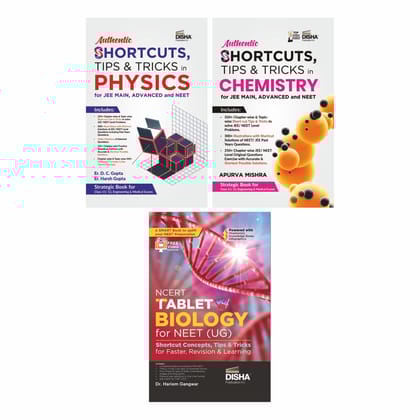 SHORTCUTS, TIPS & TRICKS in Physics, Chemistry & Biology for NEET | One Liner Theory with Mnemonics, Knowledge Boxes & Intext PYQs Previous Year Questions | CUET (UG) Exams | NCERT Tablet