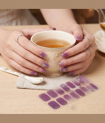 The Canvas Arts 16 Tips Finger Nail Sticker Female Stickers 10 g