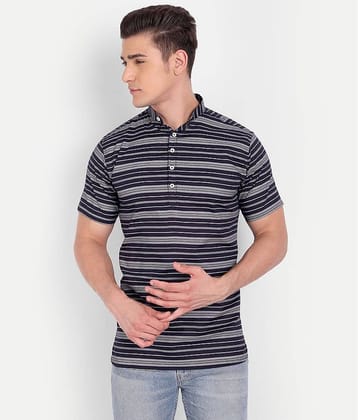 Vida Loca - Navy Cotton Slim Fit Men's Casual Shirt ( Pack of 1 )