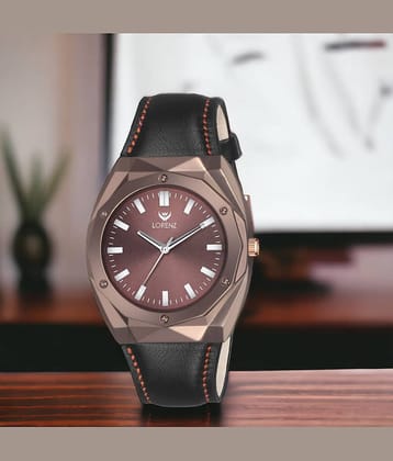 Lorenz Brown Leather Analog Men's Watch