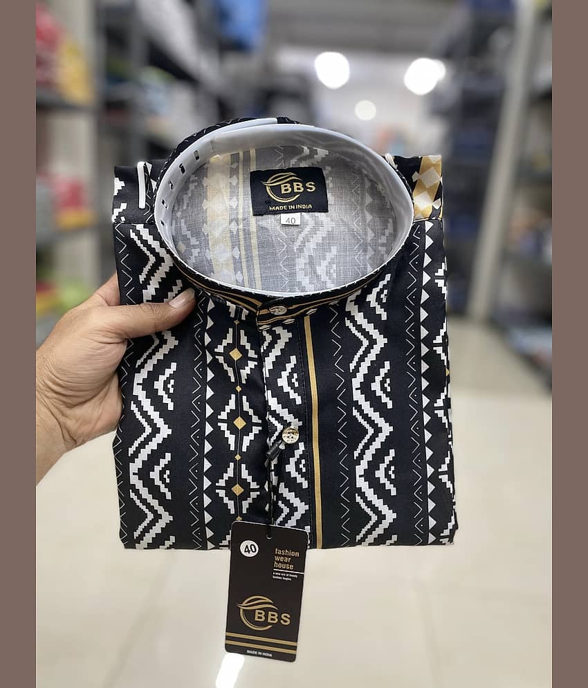 MENTIFIC Multicolor 10 Cotton Blend Men's Regular Kurta ( Pack of 1 )