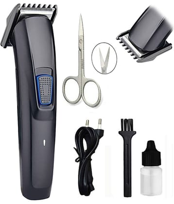 Retail Store Hair Cutting Black Cordless Beard Trimmer With 60 minutes Runtime
