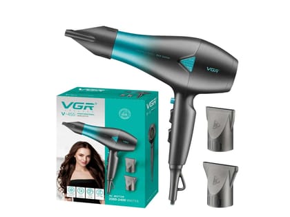 VGR V-455 Professional Hair Dryer (2400 W, Blue)
