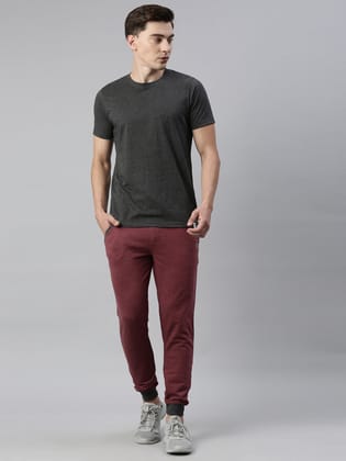 Charcoal Solid Jogger-L