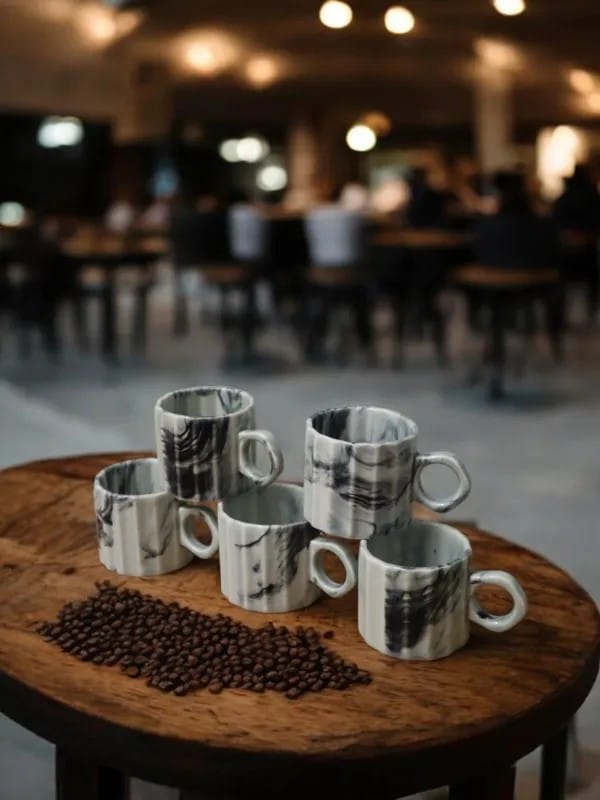 Noir Elegance Cup (Set of 5)