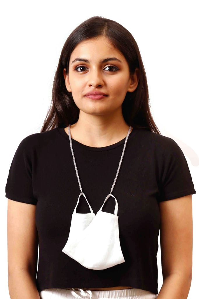 Semi Precious Beaded Mask Chain (Unisex)