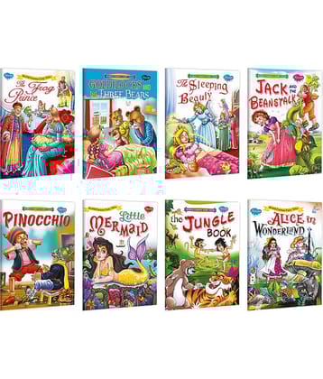 Uncle Moon’s Fairy Tales | Pack of 8 Books (v3) | Super jumbo combo for collecters and library Story books