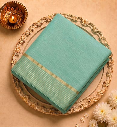 Handloom Chanderi  Silk Cotton Saree