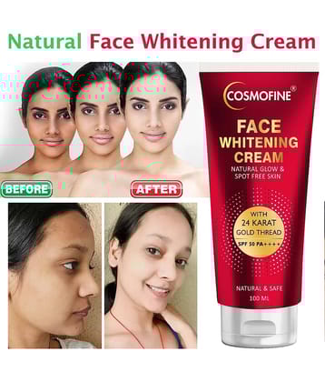 COSMOFINE Face Whitening Cream, Goree Whitening Cream Day Cream All Skin Type Kesar (100 ml)