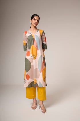 Mahin Kurta Set-XS / Without Dupatta