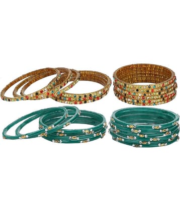 Somil Multicolor Bangle Set ( Pack of 24 )