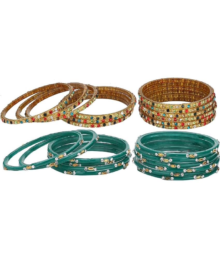 Somil Multicolor Bangle Set ( Pack of 24 )