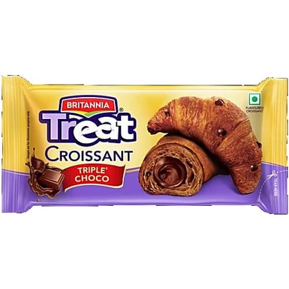 Britannia Treat Croissant Triple Choco, 55 g