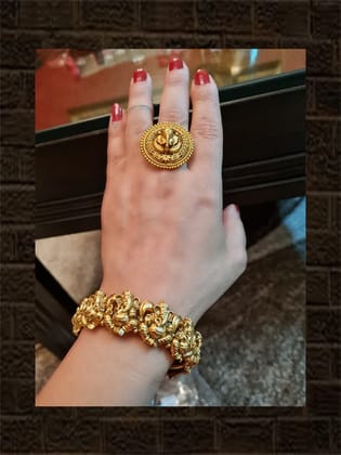 Set of two openable Ganpati ji kada's-2'6