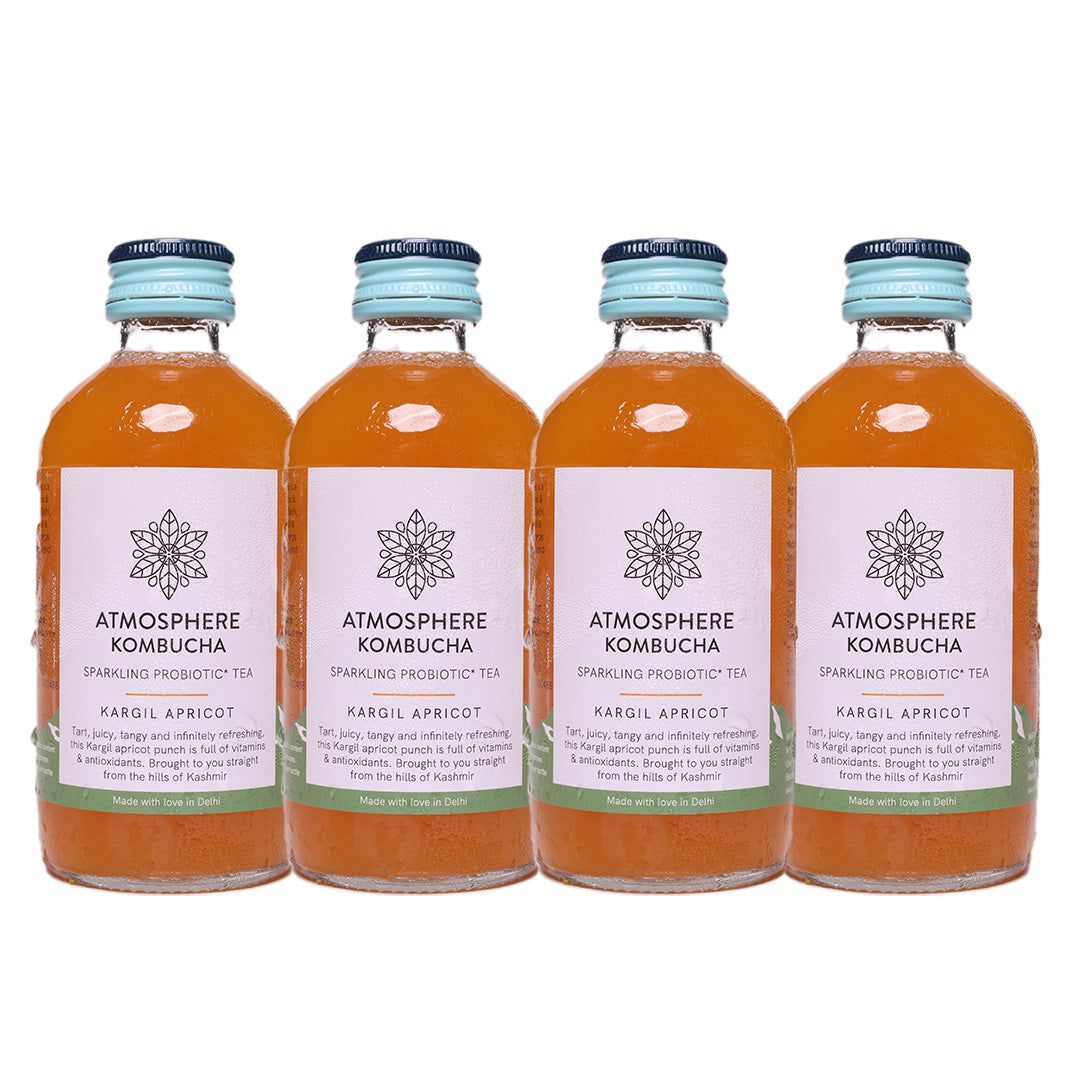 Kargil Apricot Kombucha-4 Pack