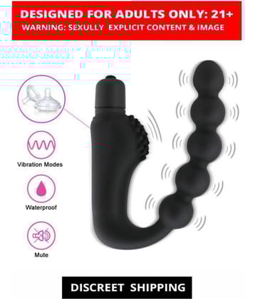Kamahouse Premium Quality Vibrating Anal Beads Silicone Massager Stimulate Orgasm