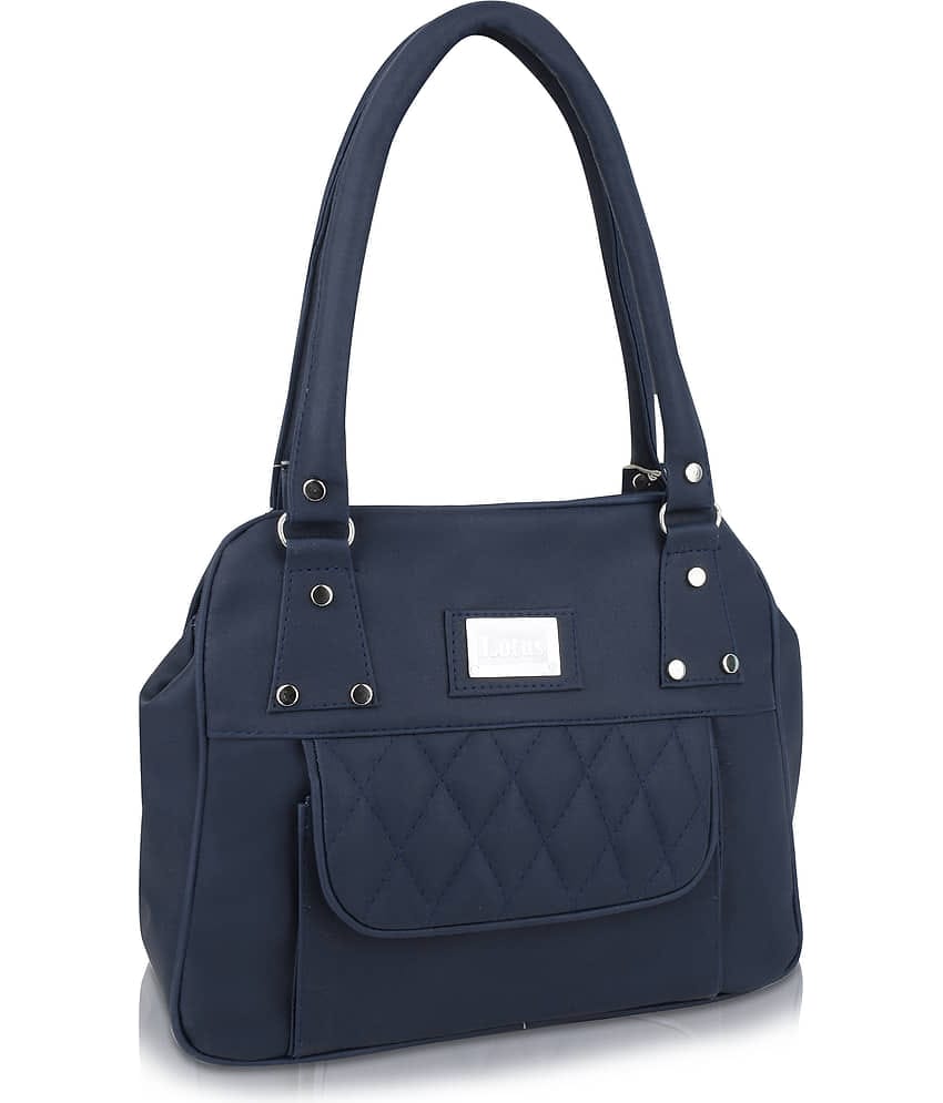 The monaina crapt Shoulder Bag PU Set of 1 ( Blue )