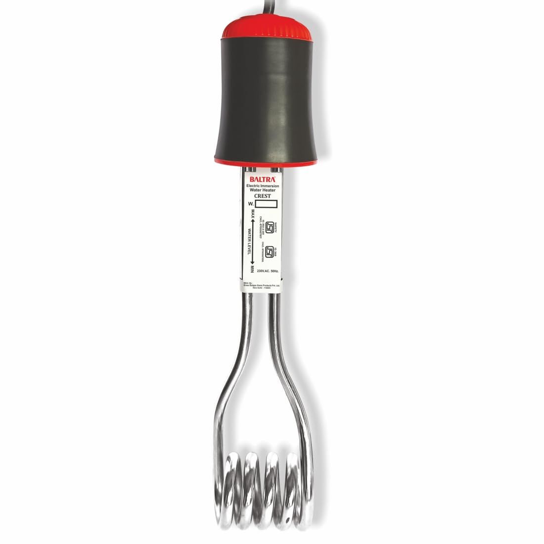 Baltra Immersion Rod Water Heater, 1000W, Shock Proof, (Crest)