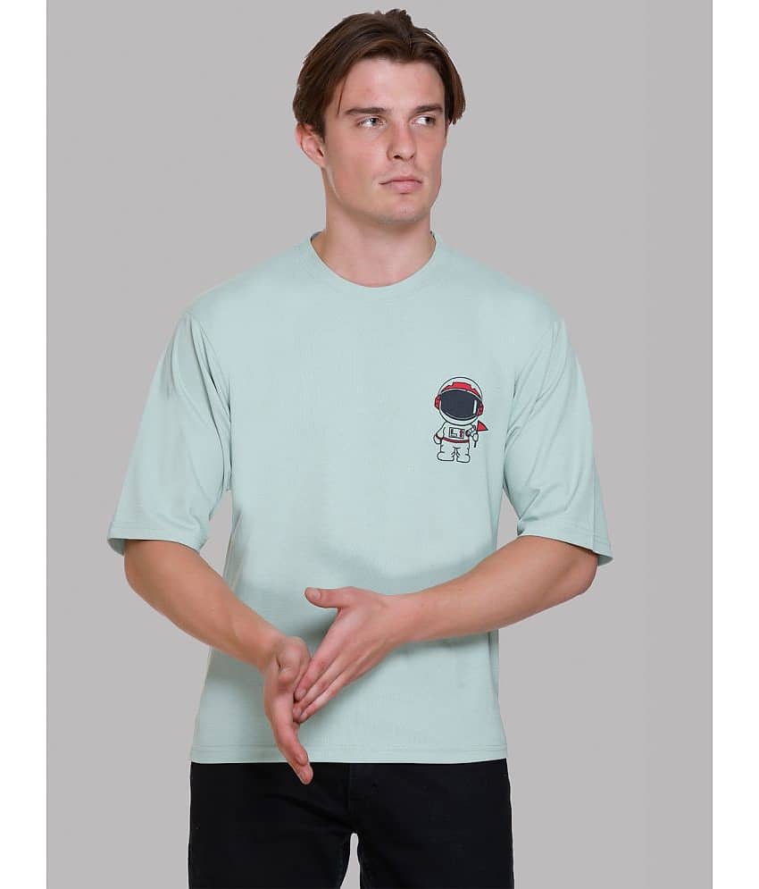 PASURE Pack of 1 Cotton Regular Fit Men's T-Shirt ( Green )