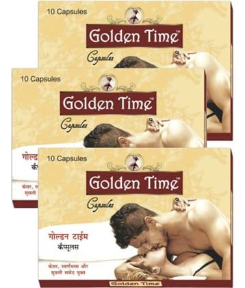 Golden Time Herbal Capsule 10 No.s (Pack of 3)