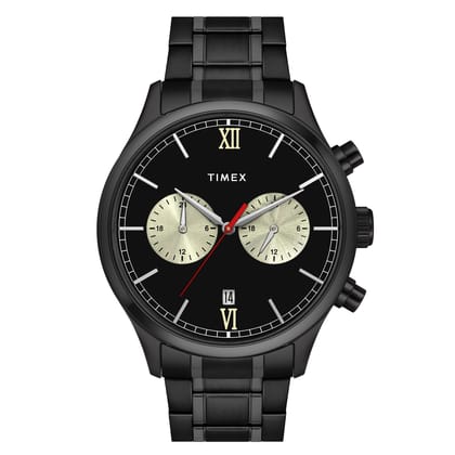 Timex Black Dial Men Analog Watch - TWEG19809-Black