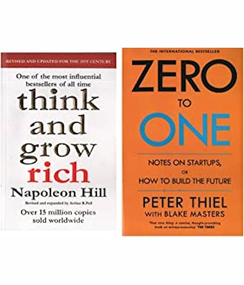 Think and grow rich + zero to one book ( English)