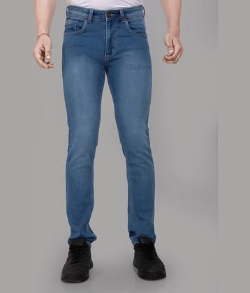 HJ HASASI - Blue Denim Slim Fit Men's Jeans ( Pack of 1 )