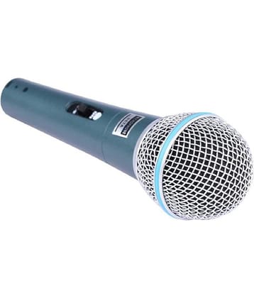 Hybite® Beta-58A Dynamic Cardioid XLR Unidirectional Microphone for Solo Vocals & Karaoke Singing, Speech etc (dose not work with mobile and computer)